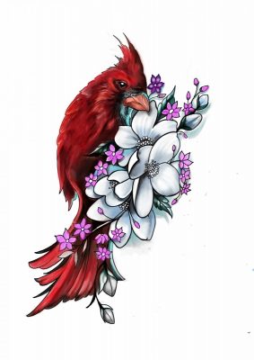 Cardinal design by Loretta Thomason
