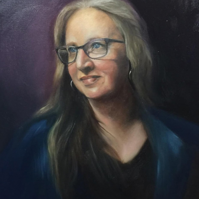 Oil painting Portrait by Loretta Thomason