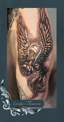 Loretta Thomason phoenix tattoo