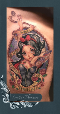 Loretta Thomason snow white tattoo